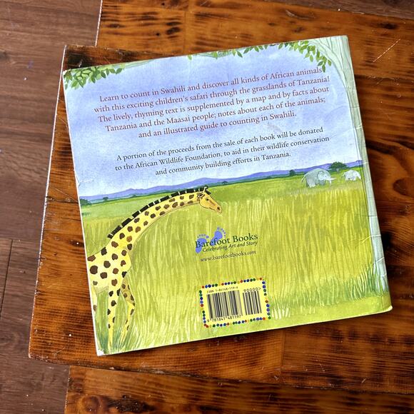 Vintage 2003 We All Went On Safari A Counting Journey Through Tanzania Book - Picture 9 of 10